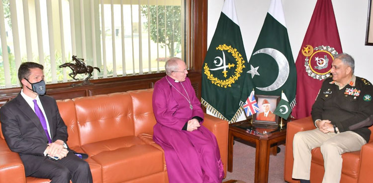 COAS Bajwa, Archbishop of Canterbury, Justin Welby, Christian Turner