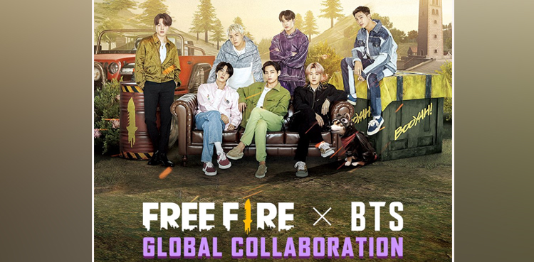 Free Fire, collaboration, BTS, K-pop