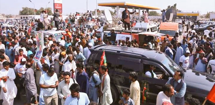 Huqooq-i-Sindh March, PTI MPA Raja Azhar, pickpocketing gang