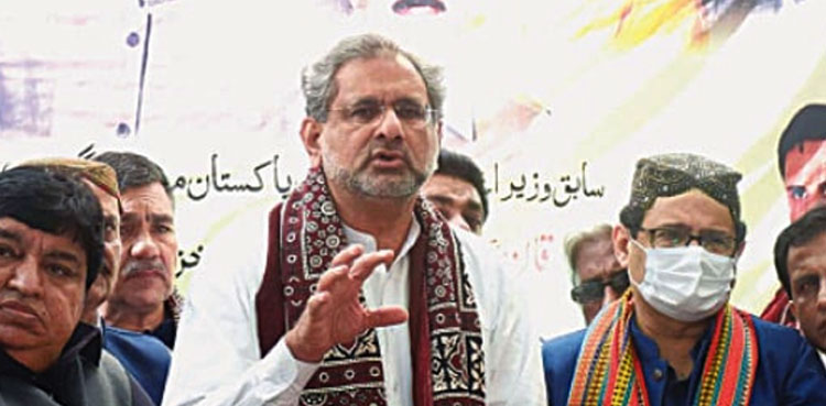 Shahid Khaqan Abbasi PPP 'poor' performance Sindh