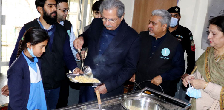 Shafqat Mehmood free meal school children