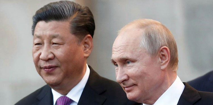 Putin and Xi, SCO summit, parallel stance