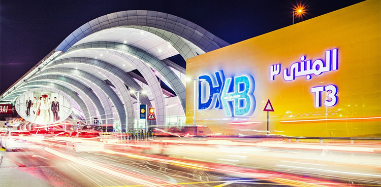DXB Dubai airport runway