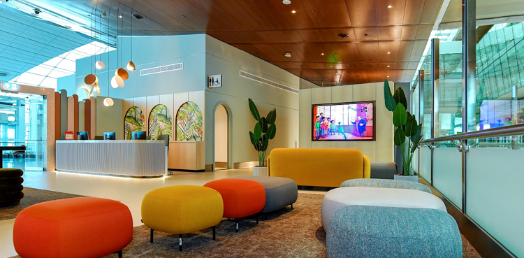 Emirates new lounge young flyers
