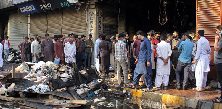 Saddar Market Fire