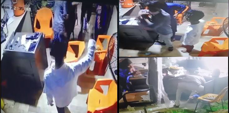 Six Robbers, Lyari, CCTV, footage