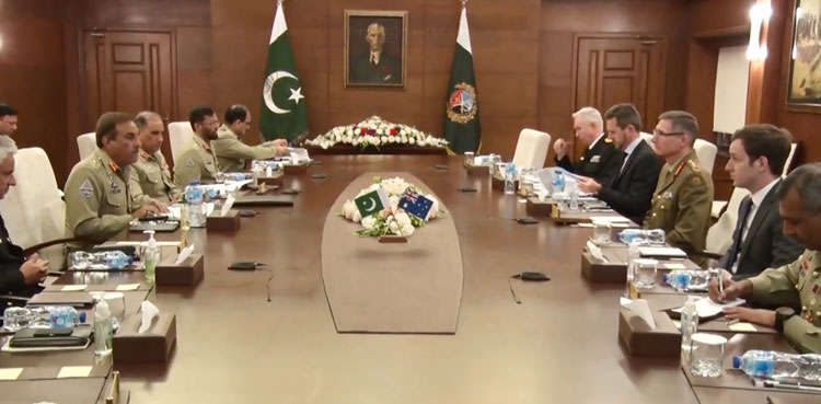 Pakistan-Australia armed forces meeting