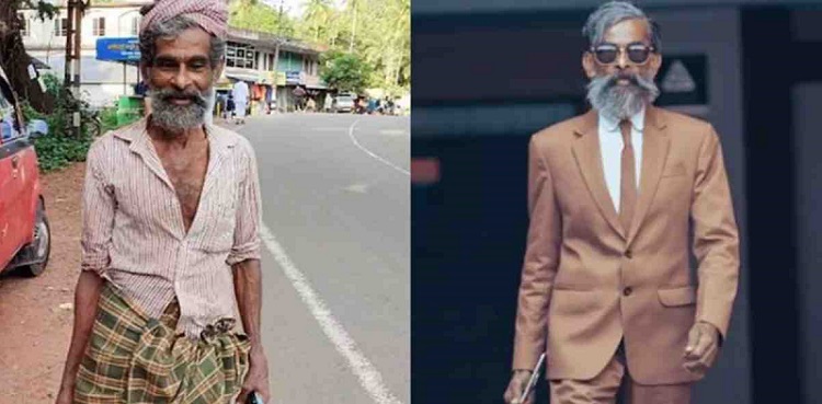 viral video, laborer turn model, Kerala man Mammikka
