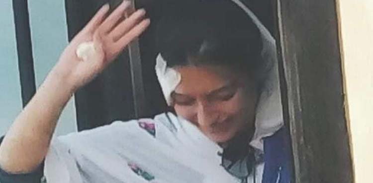 Aseefa Bhutto injury, drone camera, awami march, ppp long march,