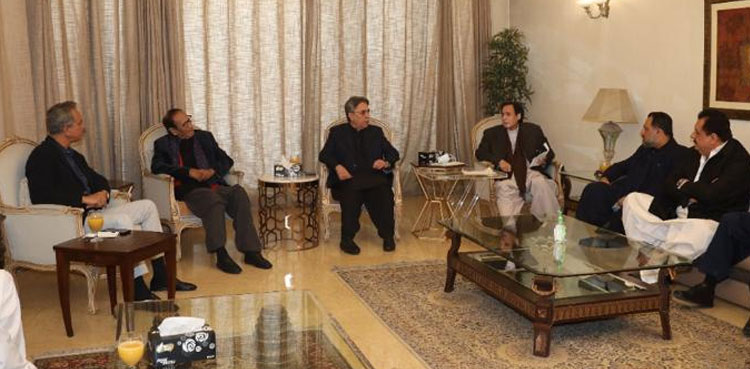 PTI allies sit together to make decision on no-trust motion