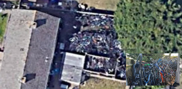 Google Earth stolen bicycles bikes