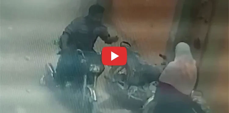 karachi, harassment, passer-by girl, motorcyclist, arrest,