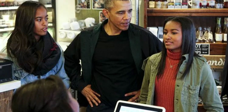 Barack Obama unhappy daughters