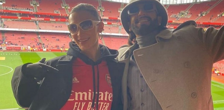 Ranveer Singh, Bollywood actor, Bella Hadid, Premier League in London