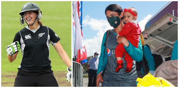 Bismah Maroof, daughter Fatima, New Zealand cricketer, Amy Satterthwaite
