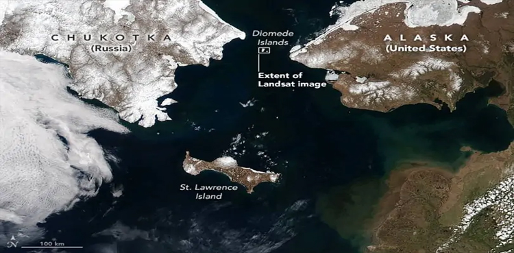 3.8 km, US-Russia,
