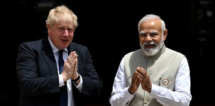 Boris Johnson Modi India deal