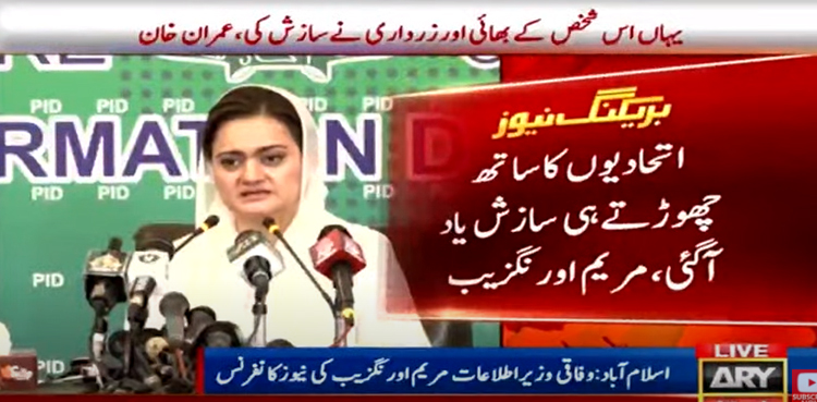 Marriyum Aurangzeb, Imran Khan, propaganda, conspiracy