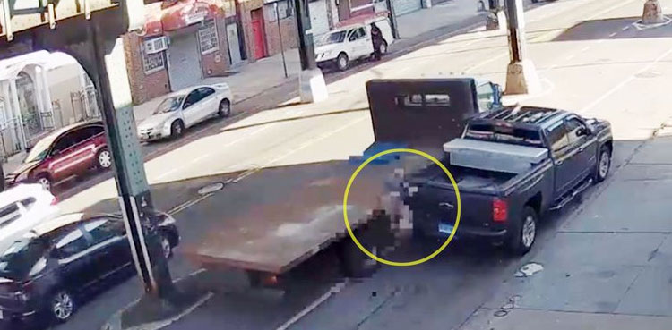 Pedestrian-truck