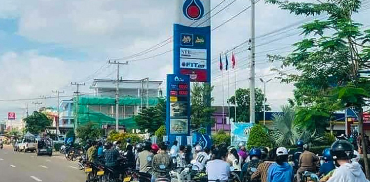 petrol fuel crisis laos