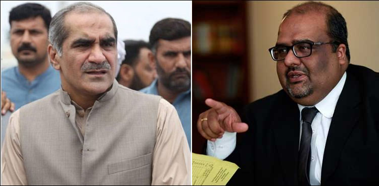 Shahzad Akbar, Khawaja Saad Rafique, PML-N, PTI
