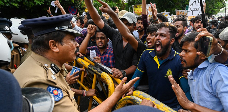 Sri Lanka economic crisis protest