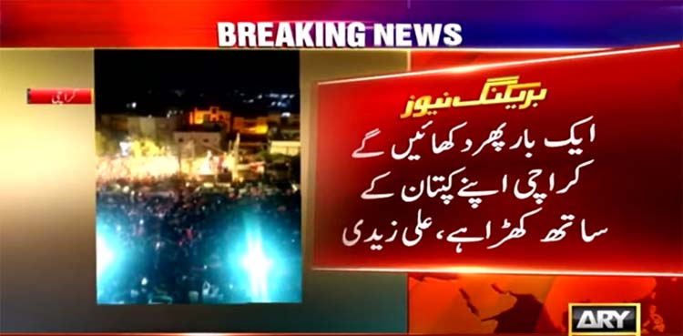 karachi, pti, ali zaidi,