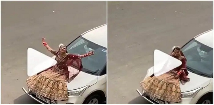 indian bride copies shahrukh khan, bollywood, viral video