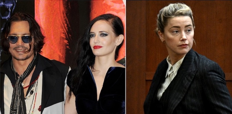 Johnny Depp, amber heard, eva green, defamation trial