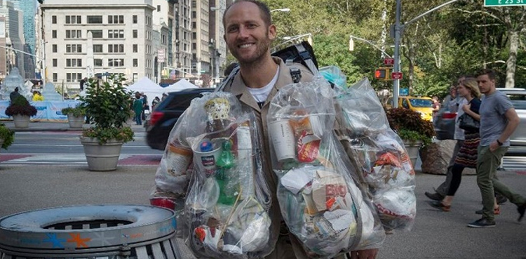 Rob Greenfield trash