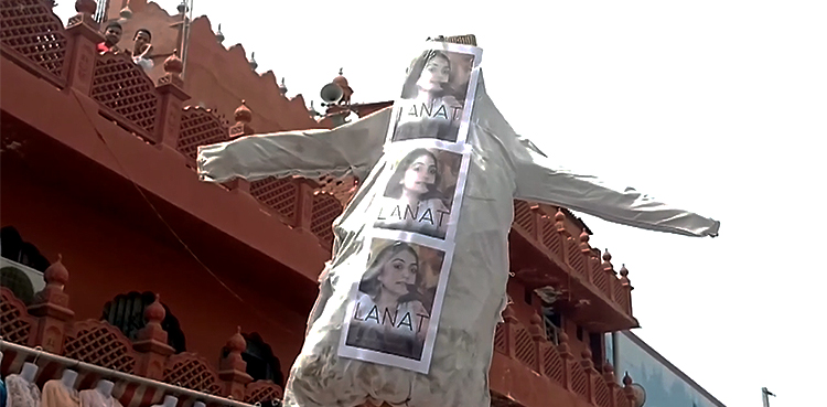 blasphemous remarks protest India