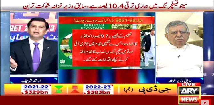 Shaukat Tarin, Budget 2022-23, pack of lies, Finance Minister