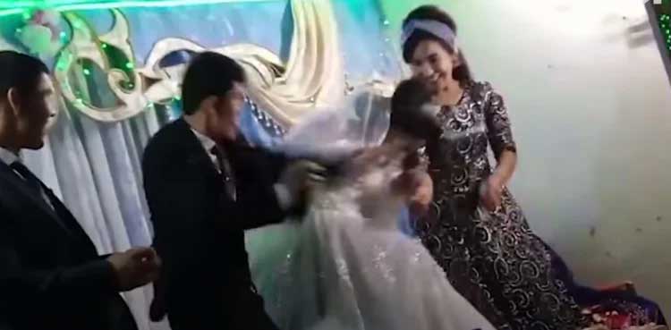 bride, groom, viral video, viral, video