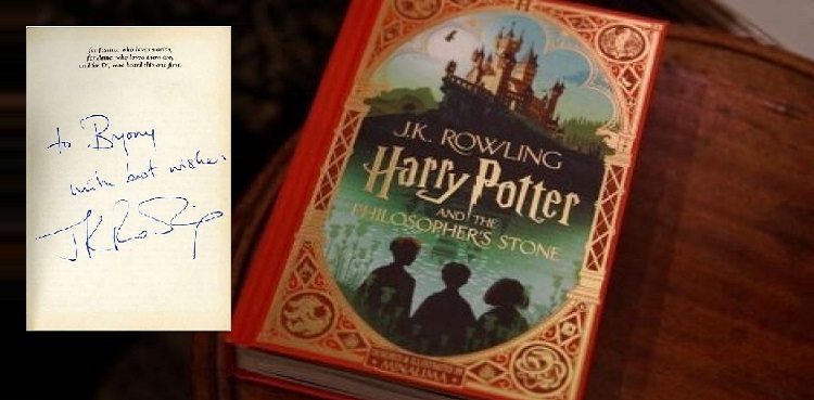 harry potter and the philosopher's stone, auction, first edition book