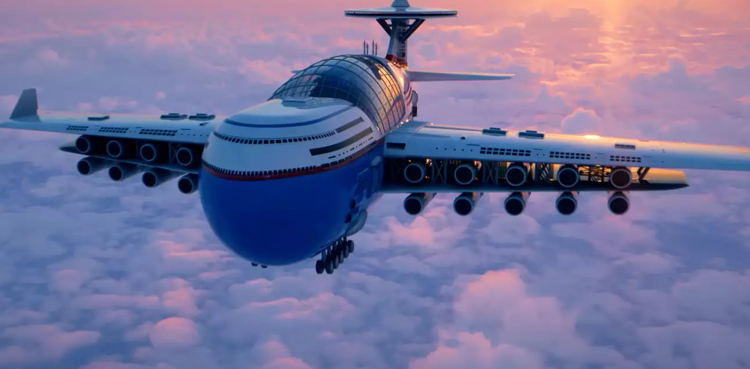 hotel, flying hotel, aircraft, viral video