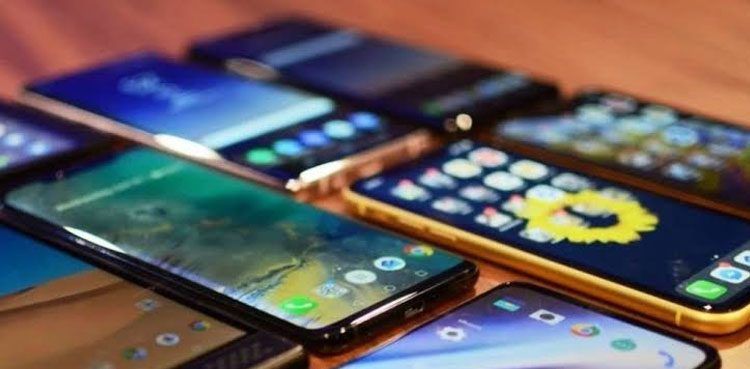 cell phone, imports, Pakistan down