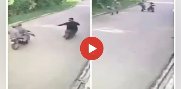Man evades, police chase, India