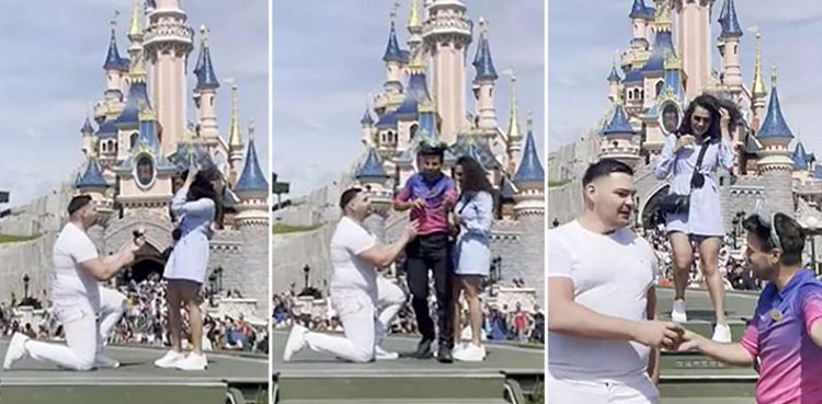 Disneyland employee, employee ruins, marriage proposal