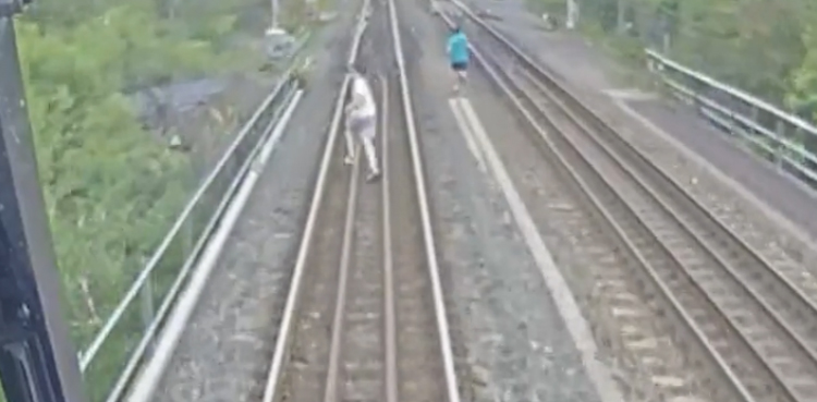 train, train accident, horrific video, viral, video