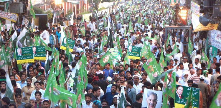 Full court bench, PML-N, protest, Supreme Court, ruling