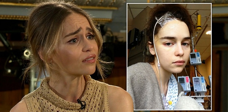 surgery, brain aneurysms, game of thrones, emilia clarke