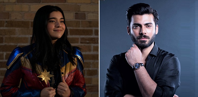 iman vellani, fawad khan, ms marvel