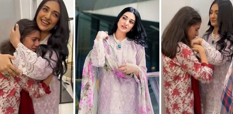 sarah khan meeting with fan, viral video