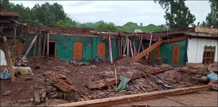Roof collapse, Charsadda