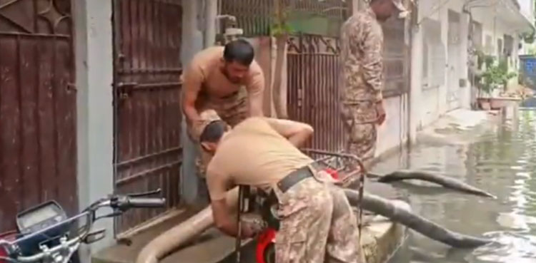 Pakistan Army, rain-hit Sindh, Relief, Rawalpindi