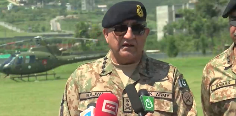 COAS Bajwa, evacuation, Kalam, Pakistan Army, Swat