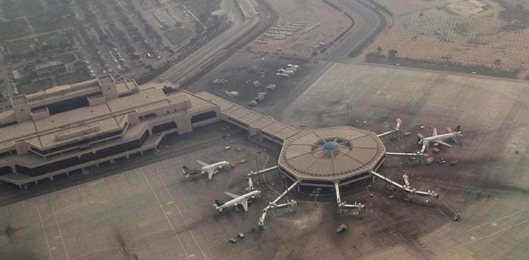 Karachi airport, airplane, JIAP, Karachi