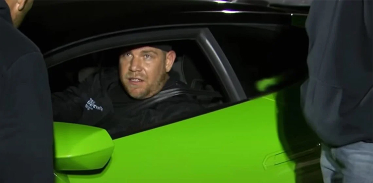 Ryan Fellows, reality show driver, Ryan Fellows car crash