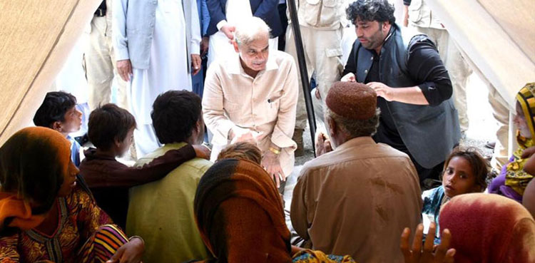 PM Shehbaz Sharif, Khyber Pakhtunkhwa, floods in Pakistan, Nowshera, Charsadda