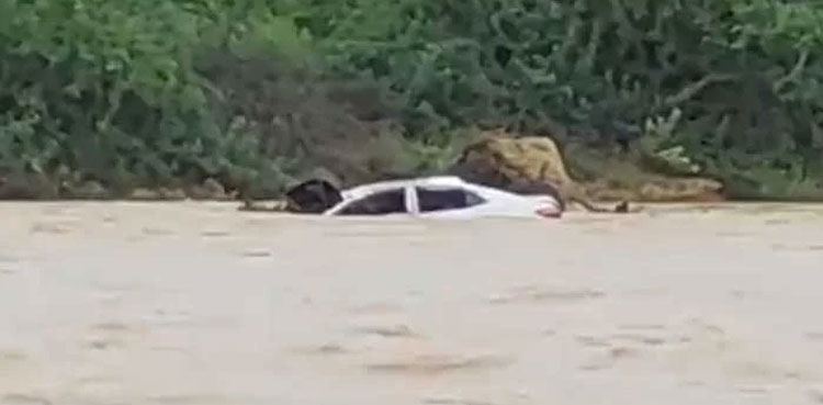 Five bodies recover, Malir River car drowning, two untraced